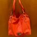 Nine West Bags | Coral Nine West Hobo Handbag/Faux Leather/9” Straps/Flat Bottom/17”X7”X12”/Guc | Color: Orange | Size: 17”X7”X12”
