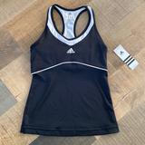 Adidas Tops | Adidas Womens Active Wear Top | S | Black And White | Nwt | Color: Black/White | Size: S