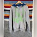 Adidas Jackets & Coats | Adidas Gray And Green Zip Jacket | Color: Gray/Green | Size: S