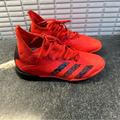 Adidas Shoes | Adidas Predator Freak.3 Boys Indoor Soccer Turf Shoes Cleats | Color: Black/Red | Size: 2bb