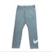 Nike Pants & Jumpsuits | Nike Nsw Club Legging Crop Sportswear Swoosh Logo Athletic Fitness Women’s M Nwt | Color: Gray | Size: M
