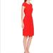 J. Crew Dresses | J Crew Poppy Crepe Cap Sleeve Dress. Never Worn 98 Retail | Color: Red | Size: 4