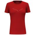 Salewa - Women's Pure Eagle Frame Dry T-shirt - T-Shirt Gr 44 rot