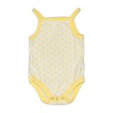 Gap Short Sleeve Onesie: Yellow Polka Dots Bottoms - Size 6-9 Month