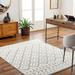 Felix 6'7" x 9' Modern Rose Cream/Dusty Sage/Smoke/Neutral/Gray Area Rug - Hauteloom