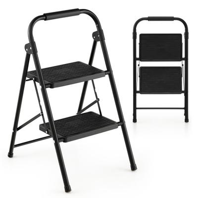 Costway 2-Step/3-Step Ladder with Wide Anti-Slip Pedal-2-Step