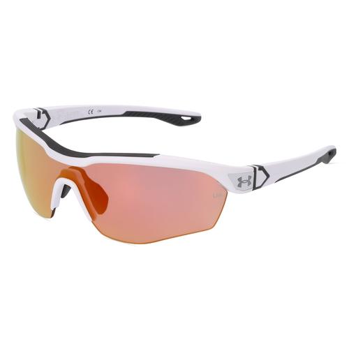 Under Armour UA YARD PRO Unisex-Sonnenbrille Vollrand Monoscheibe Kunststoff-Gestell, grau