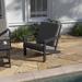 All-Weather Poly Resin Adirondack Style Chair & Cushions