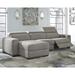 Signature Design by Ashley Mabton Gray 3-Piece Power Reclining Sectional - 118" W x 67.5" D x 31" H