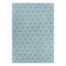 Blue 96 x 0.13 in Area Rug - Winston Porter Bartonsville Power Loom Aquamarine Indoor/Outdoor Area Rug Polypropylene | 96 W x 0.13 D in | Wayfair