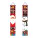 Fuwaxung Nutcracker Soldier Christmas Banner Couplet Christmas Decorations for Home for Holiday Merry Christmas Door Decor Happy New Year