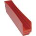 Quantum Storage QSB205RD Store-More 6 in. Shelf Bin- Red - 23.62 x 4.12 x 6 in.