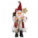 Final Clearance! 16-22Cm Christmas Party Supplies Tree Toppers Santa Claus Dolls Improvement Decorative Ornaments Christmas Decorations For Home