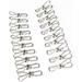 20Piece Stainless Steel Wire Multi-Purpose Clips Set of 20 Stainless Steel Clothpins