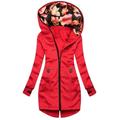 Dtydtpe 2024 Clearance Sales Hoodies for Women Floral Print Jacket Zipper Pocket Sweatshirt Coat Womens Long Sleeve Tops Winter Coats for Women