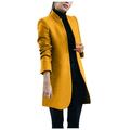 Dtydtpe Shacket Jacket Women Artificial Coat Trench Jacket Ladies Warm Long Overcoat Outwear Womens Long Sleeve Tops Winter Coats for Women