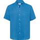 BRAX Herren Style Dan U Linen Garment DYE Herrenhemd aus sommerlichem Leinen mit Button Down Kragen Hemd, Greece, L