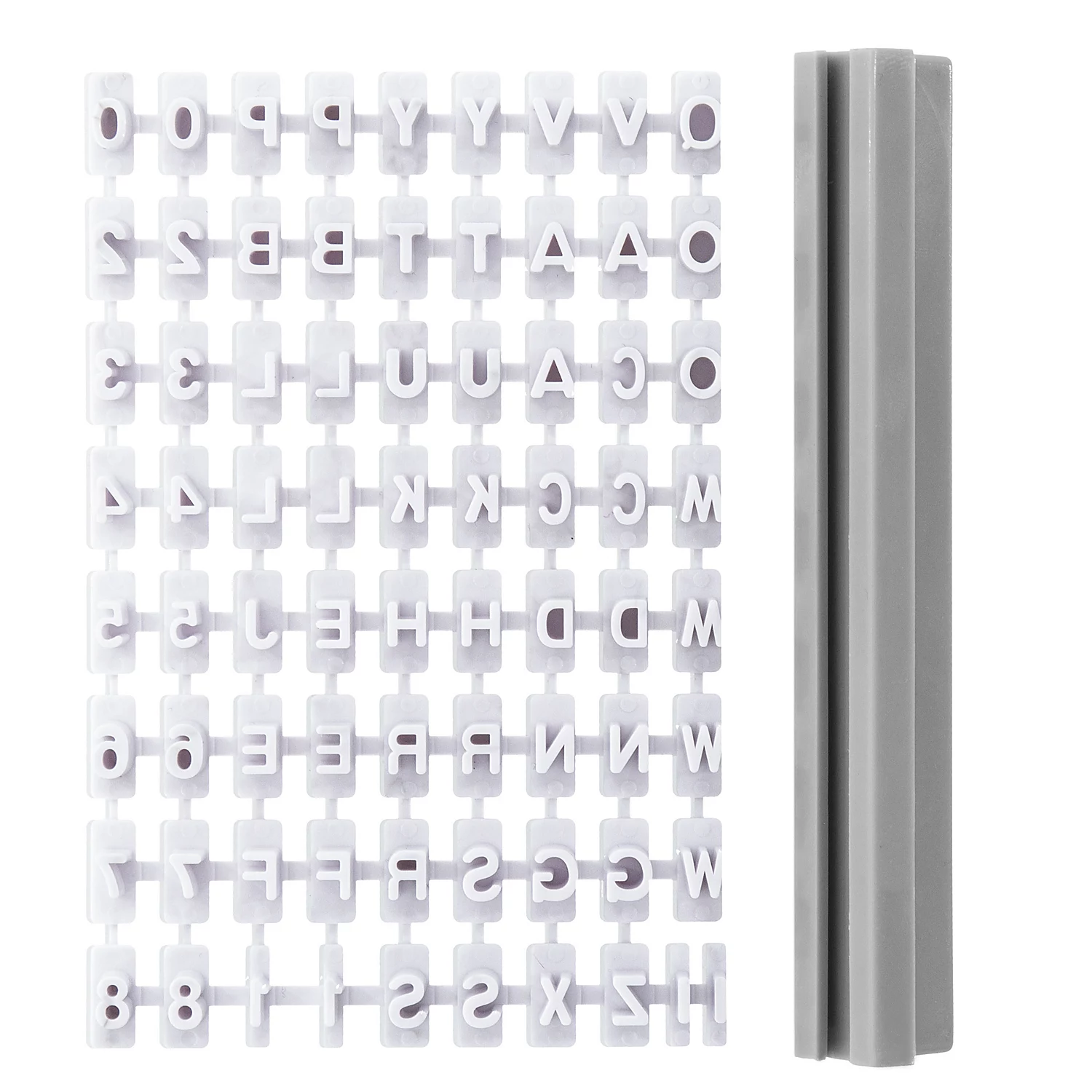 Kit de tampons "lettres, chiffres"