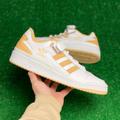 Adidas Shoes | Adidas Forum Low Mens Casual Leather Shoes White Orange Gy5833 New Multi Sz | Color: Orange/White | Size: 13