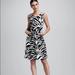 Kate Spade Dresses | Kate Spade Jillian Zebra Print Linen Dress Sz. 8, Sz. 10 | Color: Black/White | Size: Various