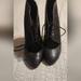 Nine West Shoes | Euc Nine West Nicolette Heels 7black Leather | Color: Black | Size: 7.5