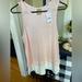 J. Crew Tops | J Crew Nwt Drapey Tunic Top With Silky Hem-S | Color: Cream/Pink | Size: S