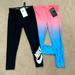 Nike Bottoms | 6x Nike Leggings Nwt | Color: Black/Blue/Pink | Size: 6xg