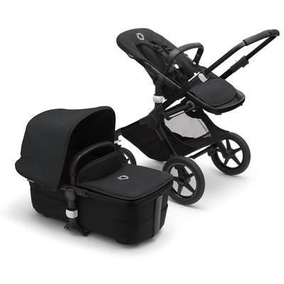 Bugaboo OPEN BOX Fox3 Complete Stroller (One Box) - Black / Midnight Black / Midnight Black