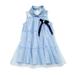 ZHAGHMIN Dresses for Teens Girls 12-14 School Dance Kids Children S Dress Girl S Dress Summer Blue Sleeveless Tulle Dress Princess Dress Bow Easter Dresses for Kids Daily Use Dress for Girls Party D