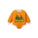 Infant Baby Boy Girl Halloween Romper Bodysuit Halloween Outfit Pumpkin Clothes