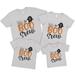 7 ate 9 Apparel Matching Family Happy Halloween Shirts - The Boo Crew - Funny Ghost Tee Grey T-Shirt 18 Months