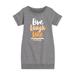 Instant Message - Live Laugh Lake - Toddler And Youth Girls Fleece Dress