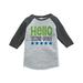 Custom Party Shop Kids Hello 2nd Grade School Grey Baseball Tee