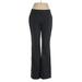 Nine West Casual Pants - Mid/Reg Rise Flared Leg Boyfriend: Gray Bottoms - Women's Size 4