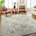 Hewez 7'10" x 10'2" Traditional Light Gray/Nutmeg/Cloud Gray/Dark Gray/Smoke Area Rug - Hauteloom