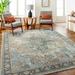 Hovan 6'7" x 9'6" Traditional Light Gray/Cloud Gray/Dark Gray/Smoke/Gray Area Rug - Hauteloom