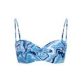 Chiemsee Bandeau Bikini Oberteil Damen blau, 40C