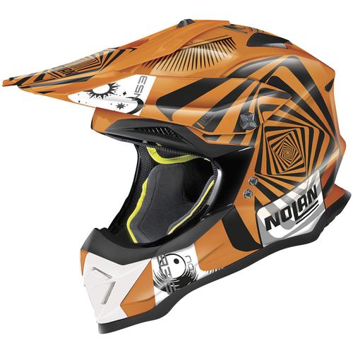 Nolan N53 Riddler Motocross Helm, orange, Größe M