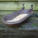 Cast Iron Bath Tub Bird Feeder | Vintage Home Garden Ornament Statue Outdoor