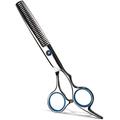 Thinning Shears For Hair Cutting Hair Thinning Scissors Teeth Shears Professional Barber Hairdressing Texturizing Salon Razor Edge Scissor Japanese Stainless Steel Detachable Finger Ring 6.5 inch