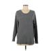 Soho JEANS NEW YORK & COMPANY Pullover Sweater: Gray Tops - Women's Size Medium