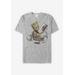 Men's Big & Tall Guardians of the Galaxy Groot Tee by Marvel in Athletic Heather (Size XLT)