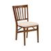 School House Wood Folding Chairs, Set Of 2 by Stakmore in Fruitwood