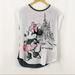 Disney Tops | Disney Parks Minnie Mouse And Castle Shirt M | Color: Gray/Pink | Size: M