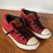Converse Shoes | Converse Junior Chuck Taylor All Star Street Mid Red Black Sneaker Sz 1.5 Unisex | Color: Red | Size: 1.5b