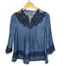 Anthropologie Tops | Anthropologie Holding Horses Chambray Perra Top Size 0 | Color: Blue | Size: 0