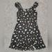 Free People Dresses | Free People Women's Black Like A Lady Fruit Mini Dress Linen Blend Size Small | Color: Black | Size: S