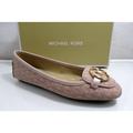 Michael Kors Shoes | Michael Kors Lillie Moccasin Flat Shoes Mk Signature Ballet Pink Size 7 | Color: Pink | Size: 7