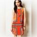 Anthropologie Dresses | Anthropologie Maeve Silk Dress | Color: Blue/Orange | Size: 0