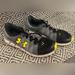 Under Armour Shoes | Guc! Under Armour Big Kid 4.5 Black/Neon Yellow Sneakers | Color: Black/Yellow | Size: 4.5b